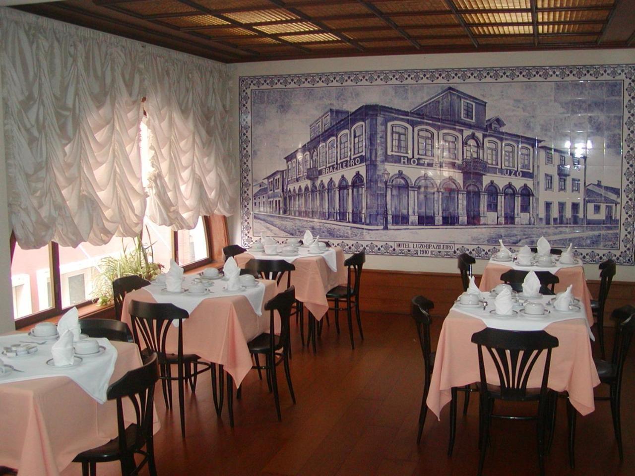 Luso Brasileiro Hotel Povoa de Varzim Luaran gambar